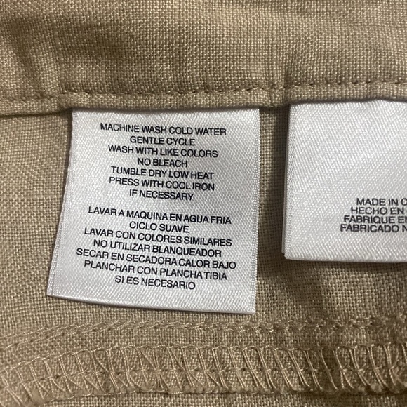 Jones New York 100% linen pants in good condition - Picture 7 of 8